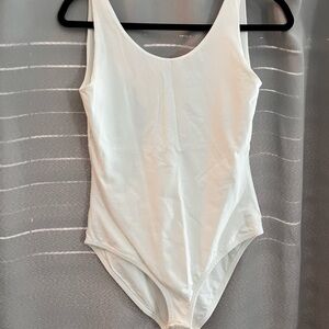 Pact Women's White Bodysuit